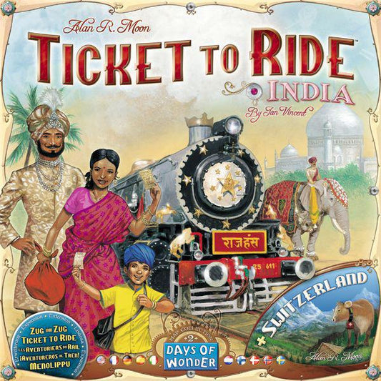 Ticket to Ride: India & Switzerland Map Collection