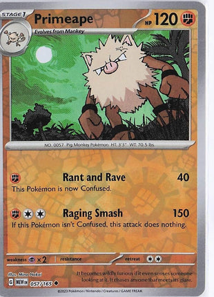 Primeape 057/165 (RH)
