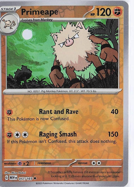 Primeape 057/165 (RH)
