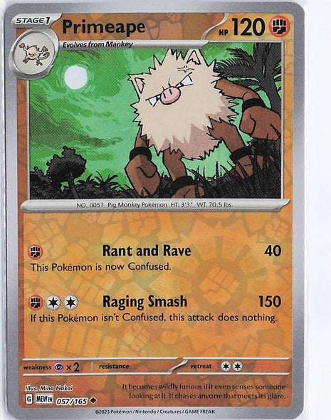 Primeape 057/165 (RH)