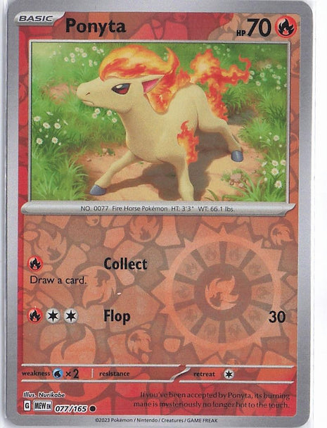 Ponyta 077/165 (RH)