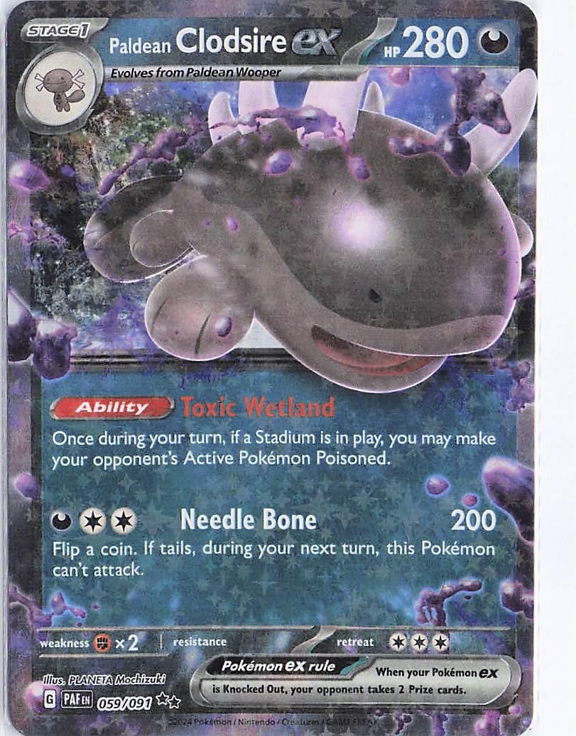 Paldean Clodsire ex 059/091