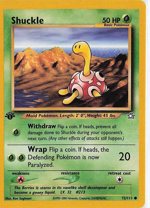 Shuckle 72/111 (1st)