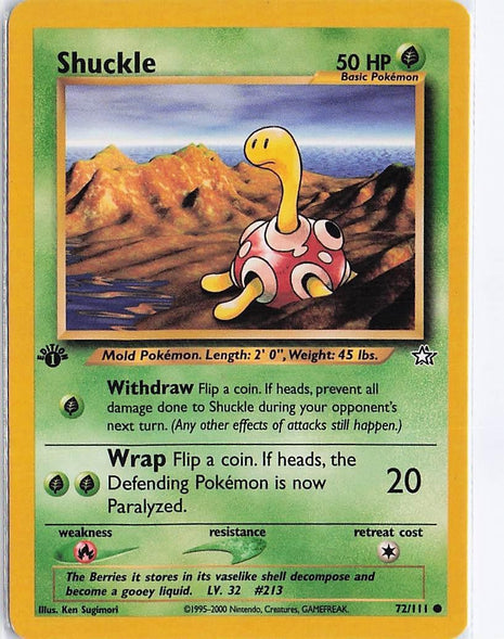 Shuckle 72/111 (1st)
