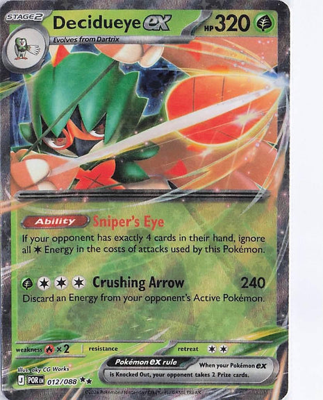 Decidueye ex 012/088