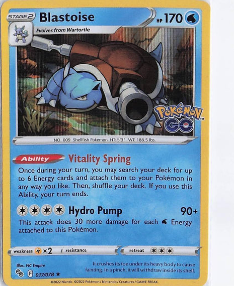 Blastoise 017/078 (H)