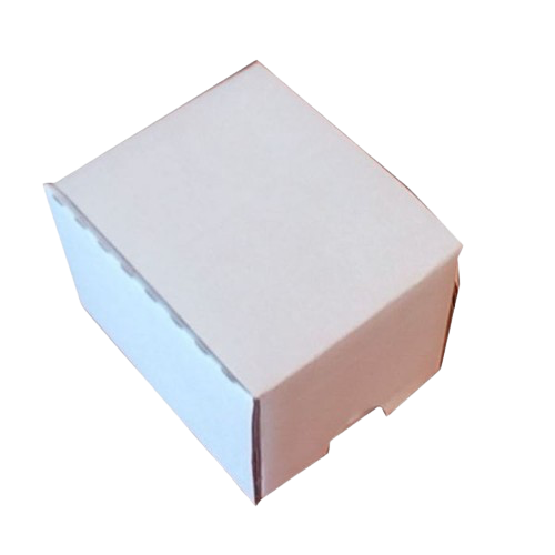 Cardboard Storage Box - 100 Cards: White