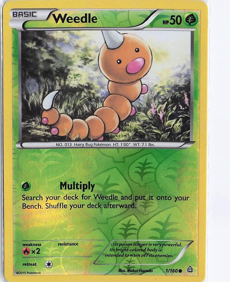 Weedle 1/160 (RH)