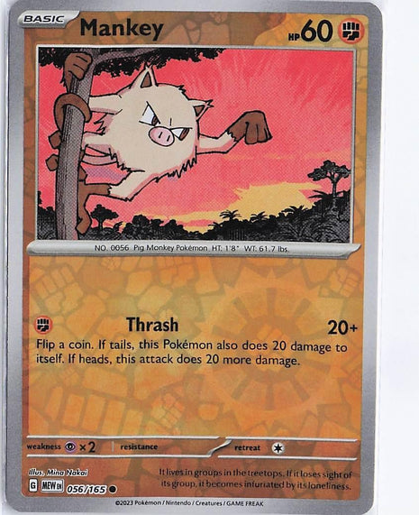 Mankey 056/165 (RH)