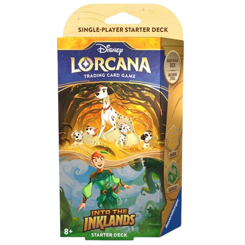 Disney Lorcana - Into the Inklands - Starter Deck - Amber & Emerald (Pongo & Peter Pan)