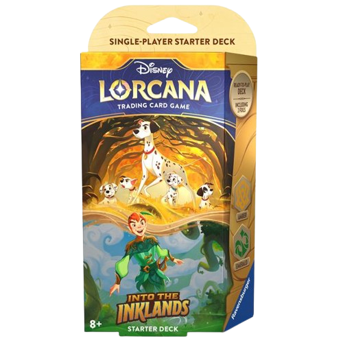 Disney Lorcana - Into the Inklands: Amber & Emerald (Pongo & Peter Pan) Starter Deck