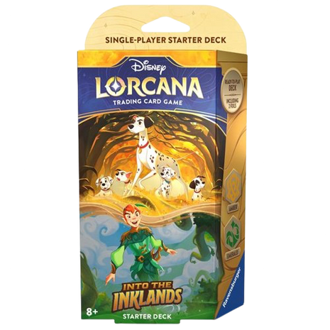 Disney Lorcana - Into the Inklands: Amber & Emerald (Pongo & Peter Pan) Starter Deck