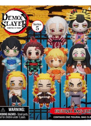 Demon Slayer - Series 5: 3D Character Bag Clip Blind Bag