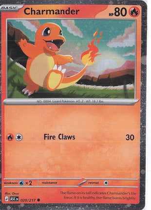Charmander Cosmic Holo 020/217