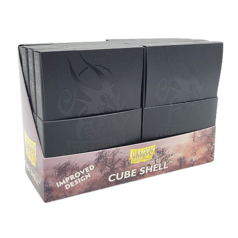 Dragon Shield - Shadow Black Cube Shell (8 Pack)