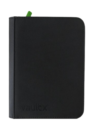 Vault X - Black 4 Pocket Zip Binder