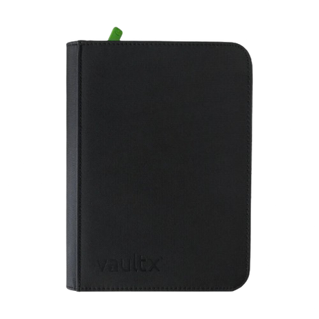 Vault X - Black 4 Pocket Zip Binder