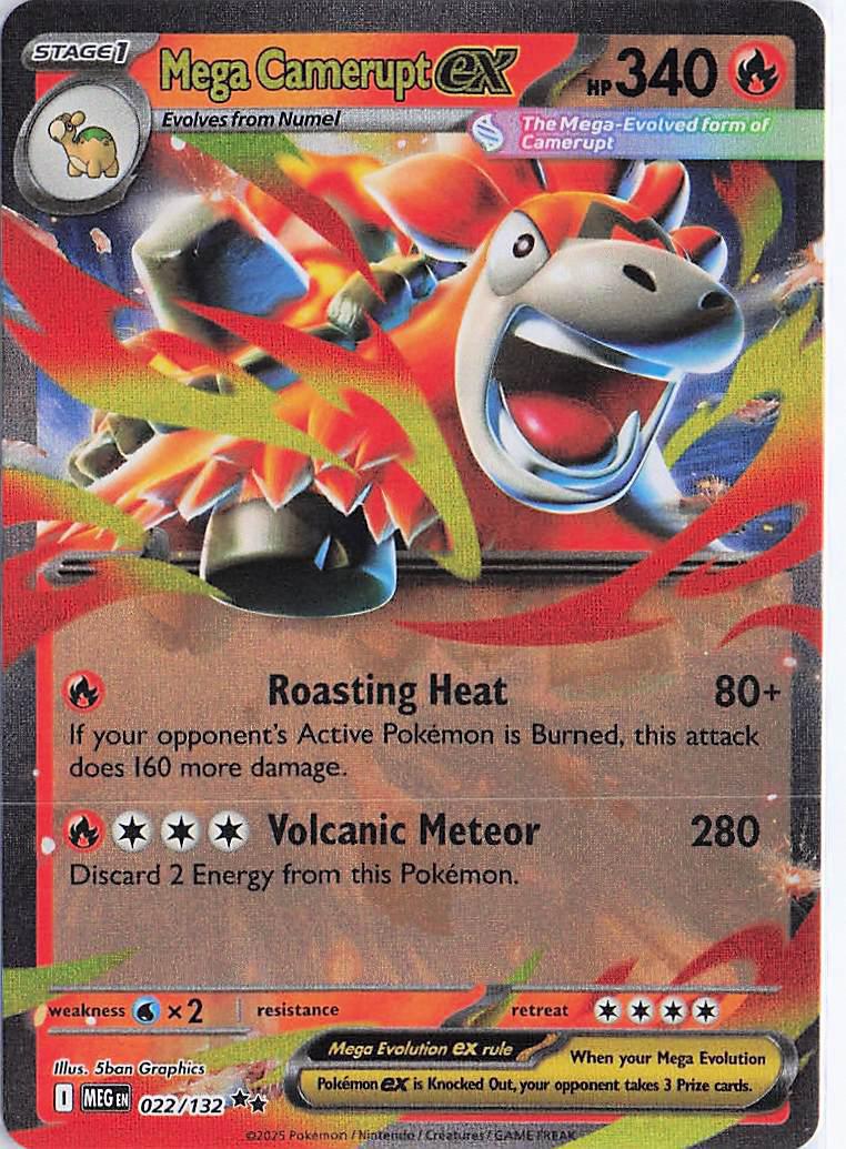 Mega Camerupt ex 022/132