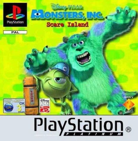 Disney/Pixar Monsters Inc. Scare Island (Platinum) (PS One) - Preowned
