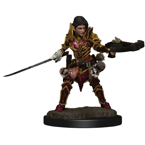 Pathfinder Battles - Female Half-Elf’s Swashbuckler Premium Painted Figure