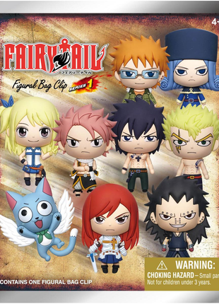 Fairy Tail - Series 1: 3D Character Bag Clip Blind Bag