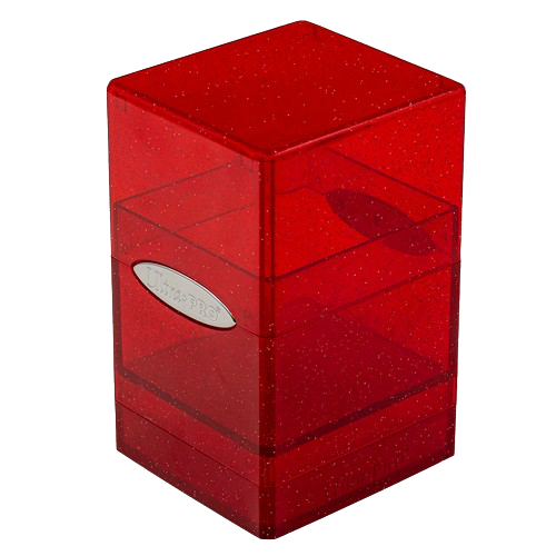 Ultra Pro - Glitter Red Satin Tower Deck Box