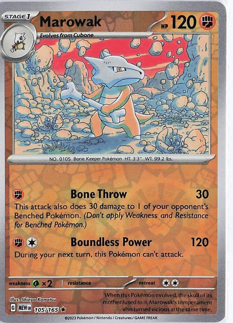 Marowak 105/165 (RH)