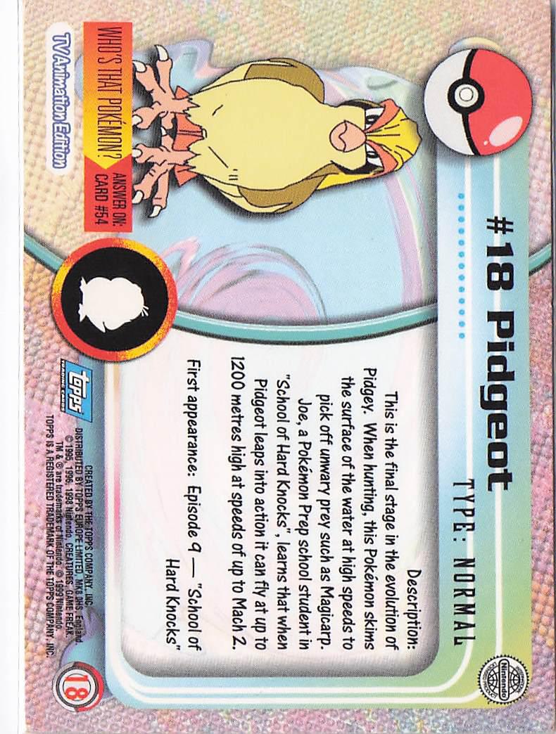 Pidgeot #18 (H)