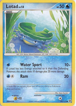Lotad LV.13 92/132
