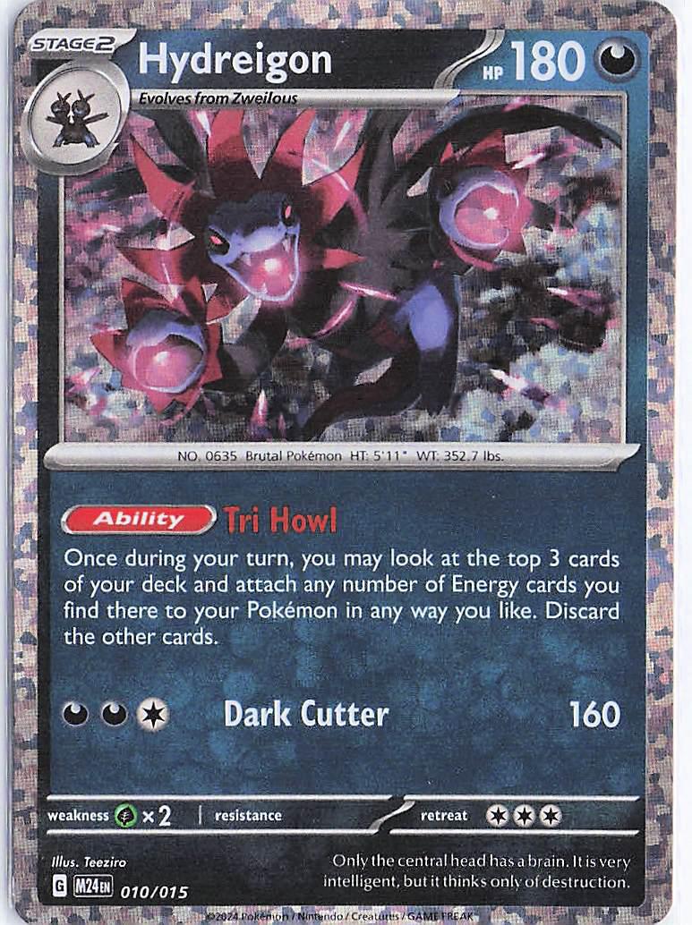 hydreigon pokemon card worth TCG - SV1a - 059/073 (R) Tri Howl Once during your turn Pokemon Hydreigon BREAK -