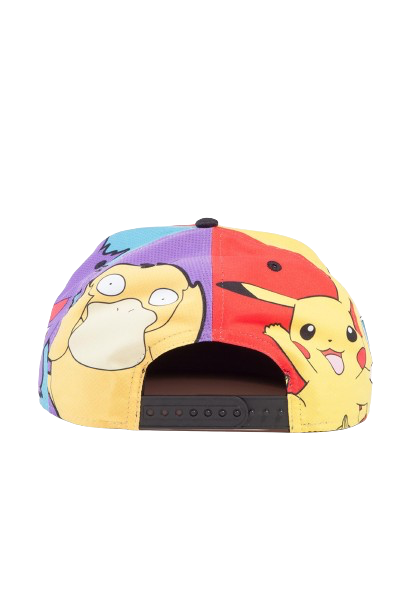 Pokemon - Difuzed Multi Pop Art Snapback Cap