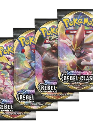 Pokemon - Rebel Clash Booster Pack Complete Art Set