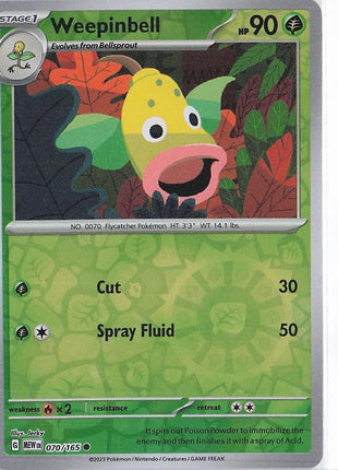 Weepinbell 070/165 (RH)