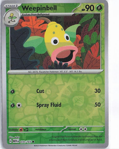 Weepinbell 070/165 (RH)