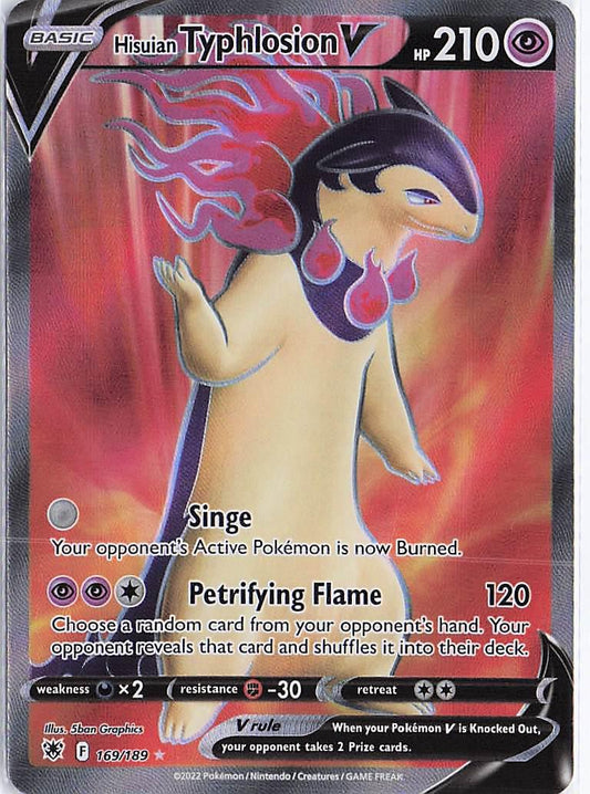 Hisuian Typhlosion V 169/189