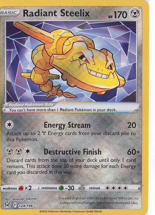 Radiant Steelix 124/196