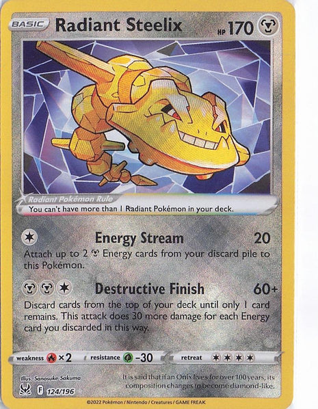 Radiant Steelix 124/196