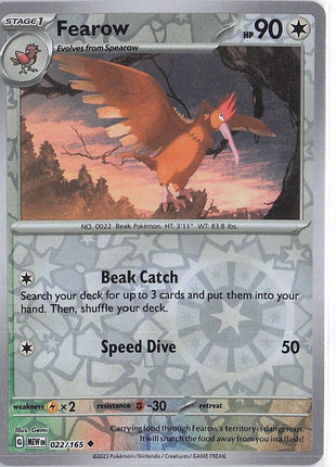 Fearow 022/165 (RH)