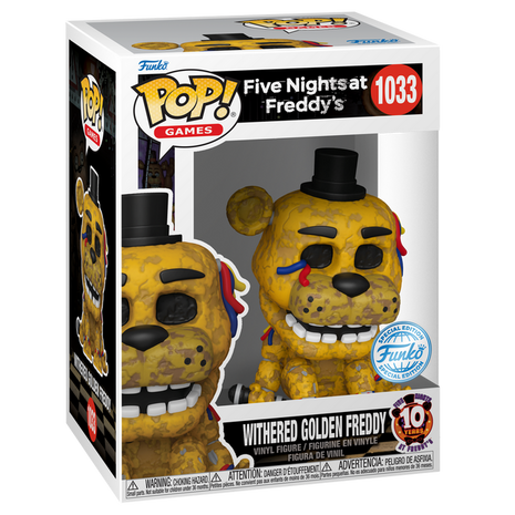 Five Nights At Freddy's - Withered Golden Freddy #1033 Funko Pop!