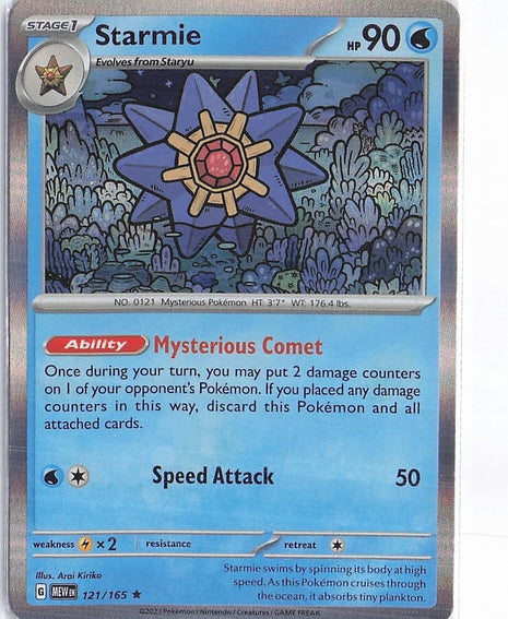 Starmie 121/165 (H)