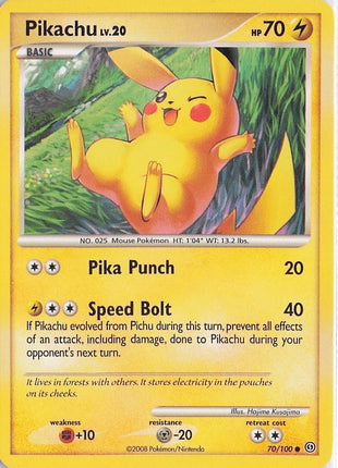 Pikachu LV.20 70/100