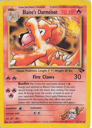 Blaine’s Charmeleon 31/132