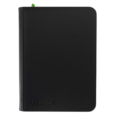 Vault X - Black 9 Pocket Zip Binder