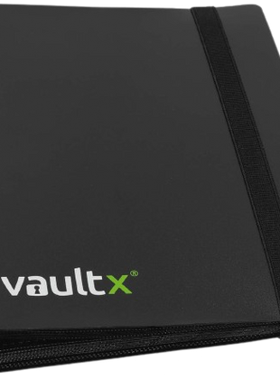 Vault X - Black 4 Pocket Strap Binder