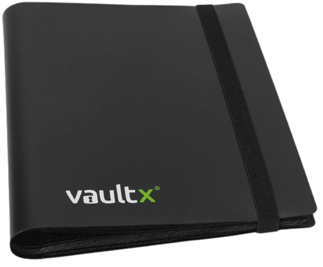 Vault X - Black 4 Pocket Strap Binder