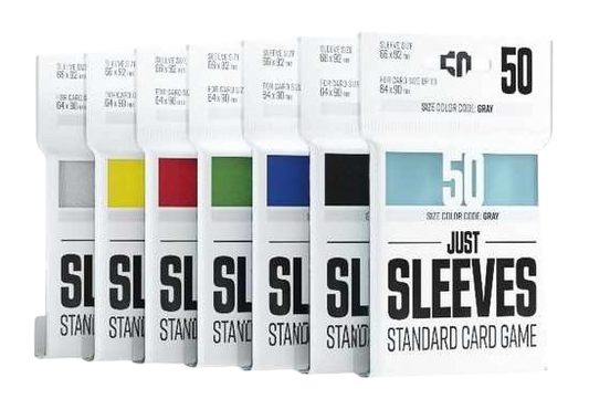 Just Sleeves -  White Standard Size Sleeves (50)