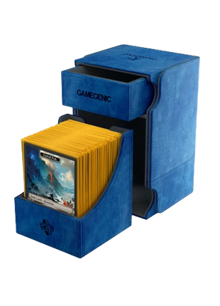 Gamegenic - Blue Watchtower 100+ Convertible Deck Holder