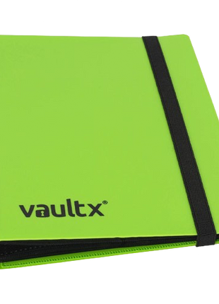 Vault X - Green 4 Pocket Strap Binder
