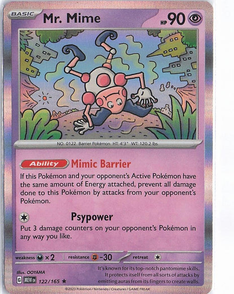 Mr. Mime 122/165 (H)