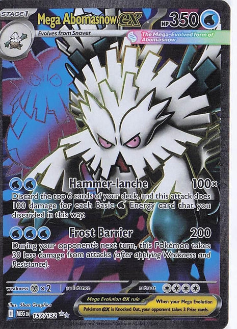 Mega Abomasnow ex 157/132